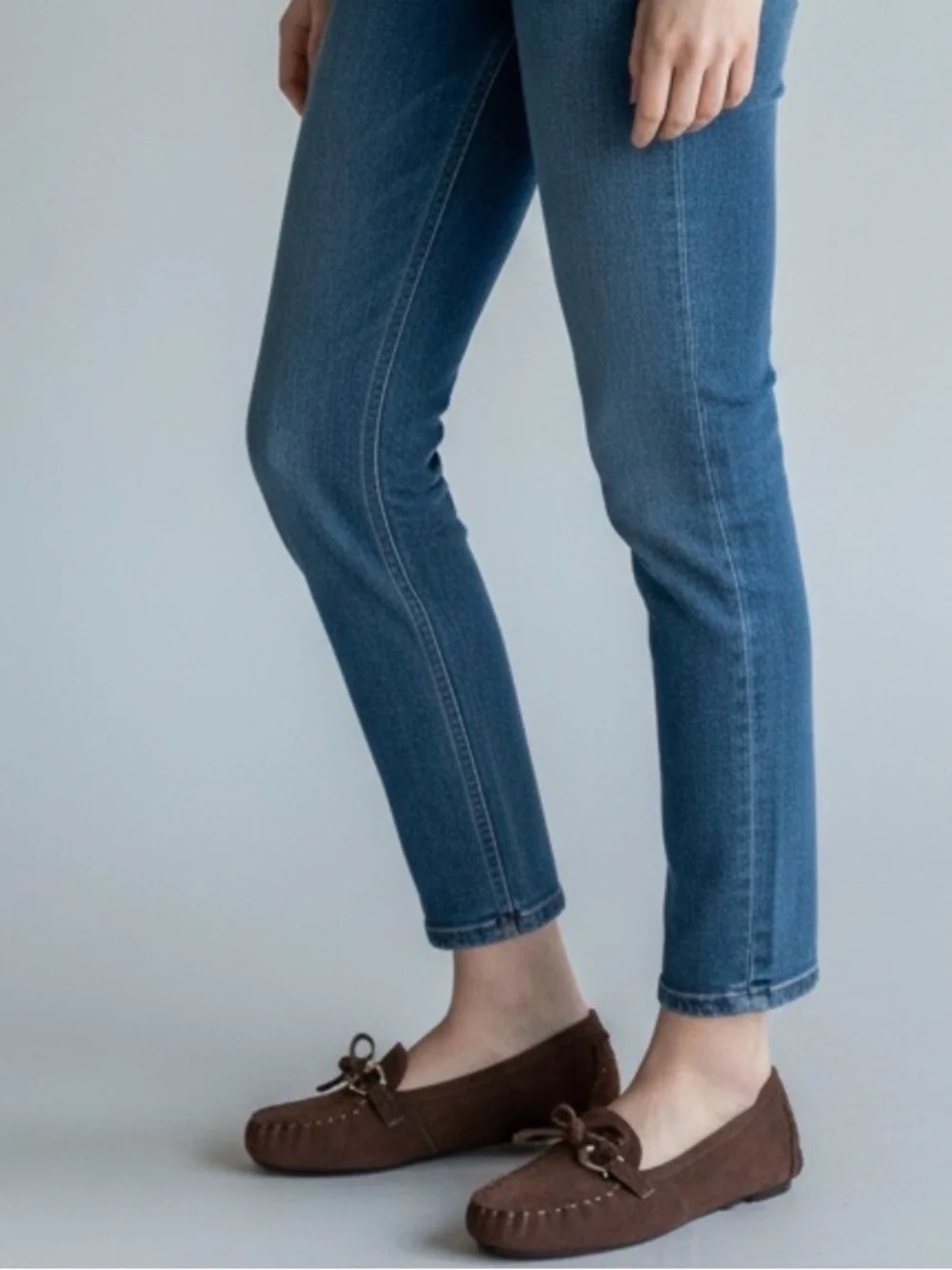 kate spade Brown Suede Moccasin Loafers